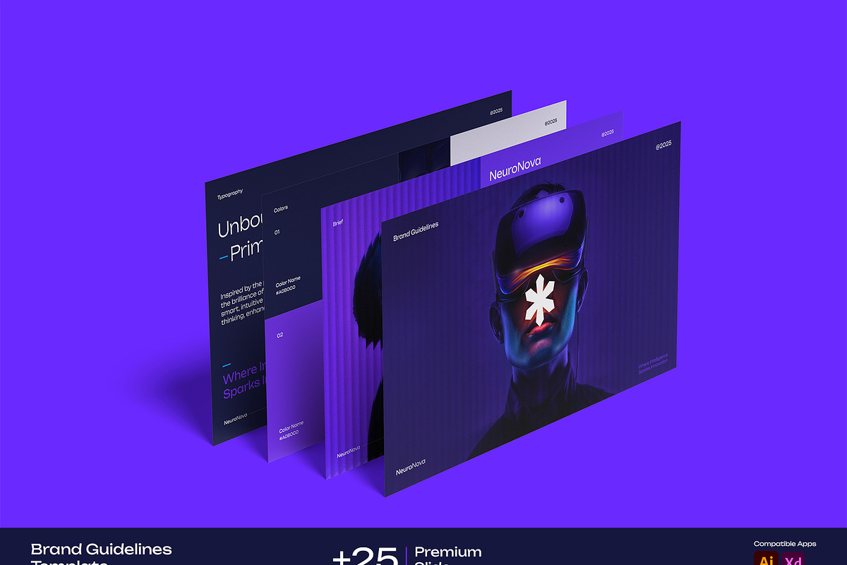 Brand Guidelines Template, a Branding & Logo Template by 1kstudio (Photo 5 of 7)