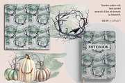 Real Halloween, Watercolor&LineArt, a Decorative Illustration by BalanceUA (Thumbnail 16 of 18)