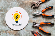 Lightbulb & Electric Logo Design, a Branding & Logo Template by YUDesignStore (Thumbnail 6 of 8)