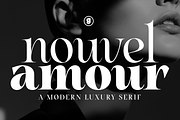 Nouvel Amour – A Modern Luxury Serif, a Serif Font by Genilson Santos (Thumbnail 1 of 13)