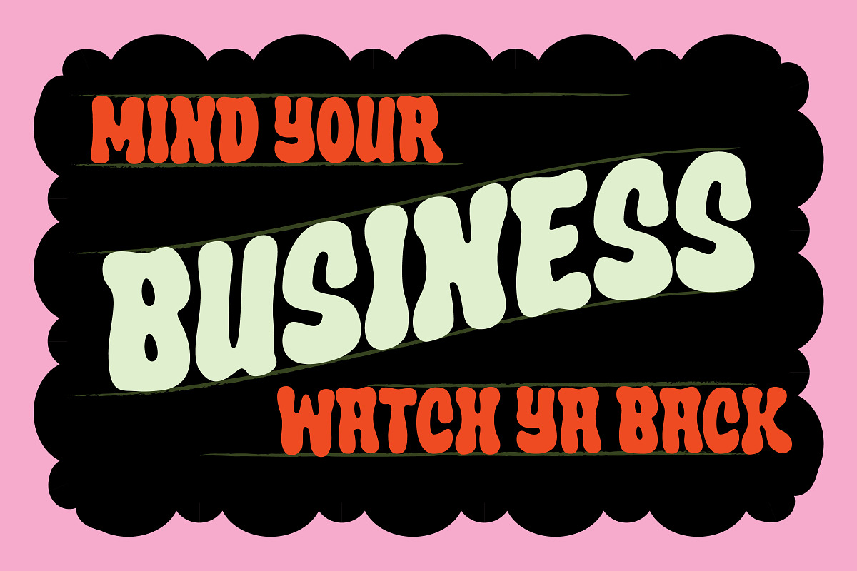 Crumber Bubble Font, a Handwritten Font by Price Foundry (Photo 8 of 24)