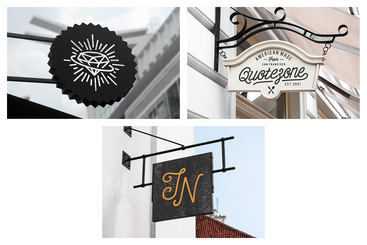 Outdoor Signage Mockups, an Advertising Mockup by MockupForest (Photo 6 of 6)