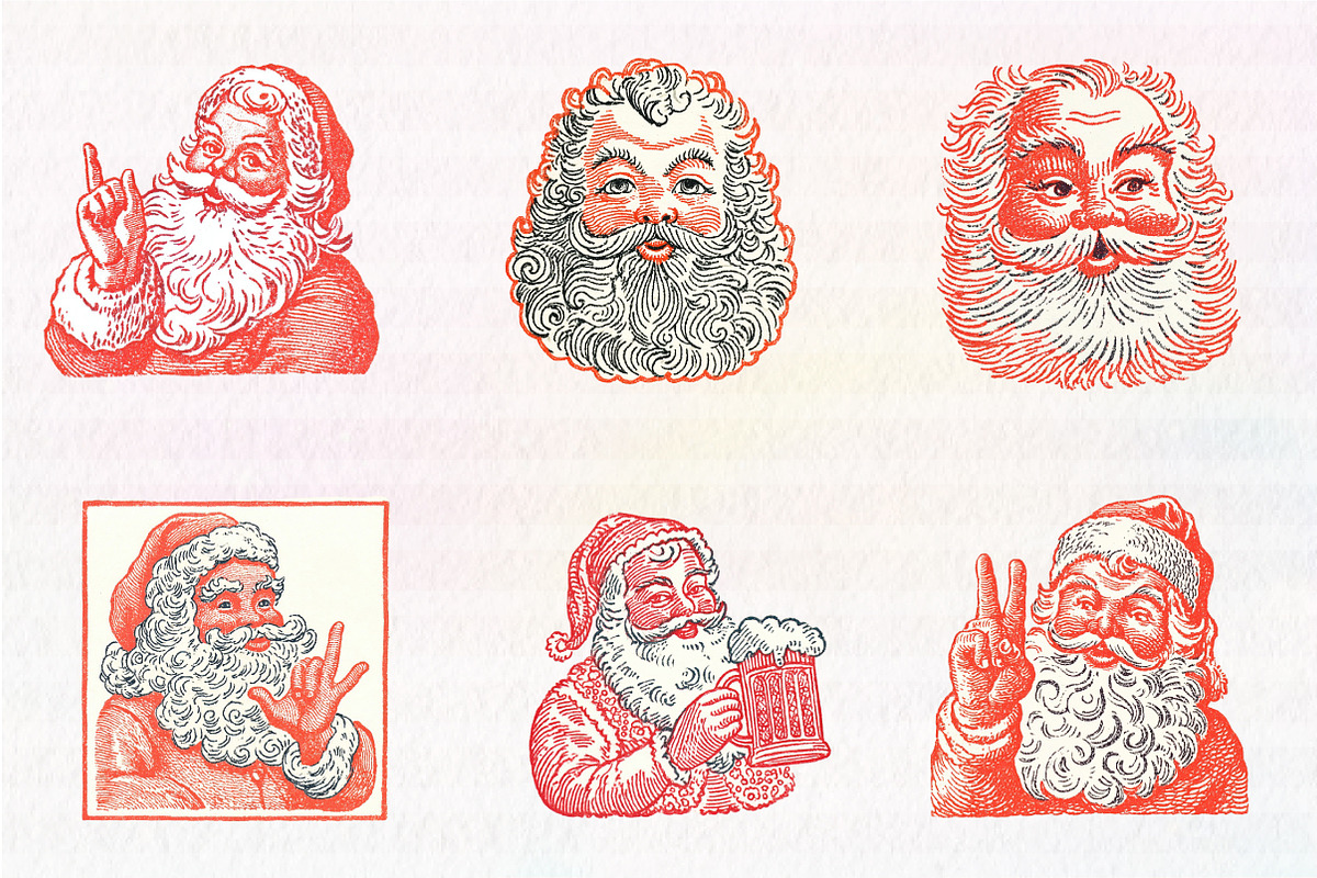 Hand-Drawn Santa Christmas Png, an Illustration by CreationArt (Photo 4 of 5)
