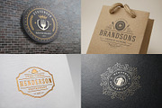 36 Restaurant Logos and Badges, a Branding & Logo Template by Vasya Kobelev (Thumbnail 12 of 16)