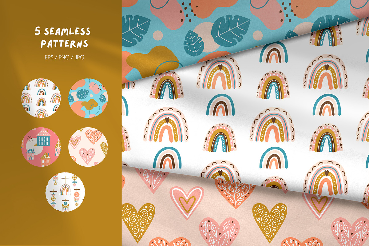 Boho baby collection, an Illustration by JuliyArt (Photo 9 of 14)