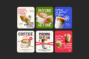 Coffee Late Instagram Template, a Social Media Template by adoestudio (Thumbnail 2 of 4)