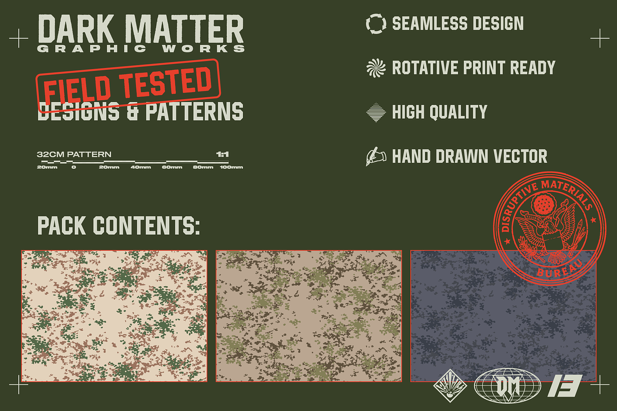 DK M98 Camouflage Seamless Pattern, a Pattern Graphic by darkmatter_graphicworks (Photo 2 of 3)