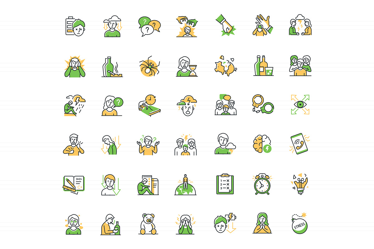 Mental Health Highlight Icons Bundle, an Outline Icon by Boyko Pictures (Photo 11 of 12)