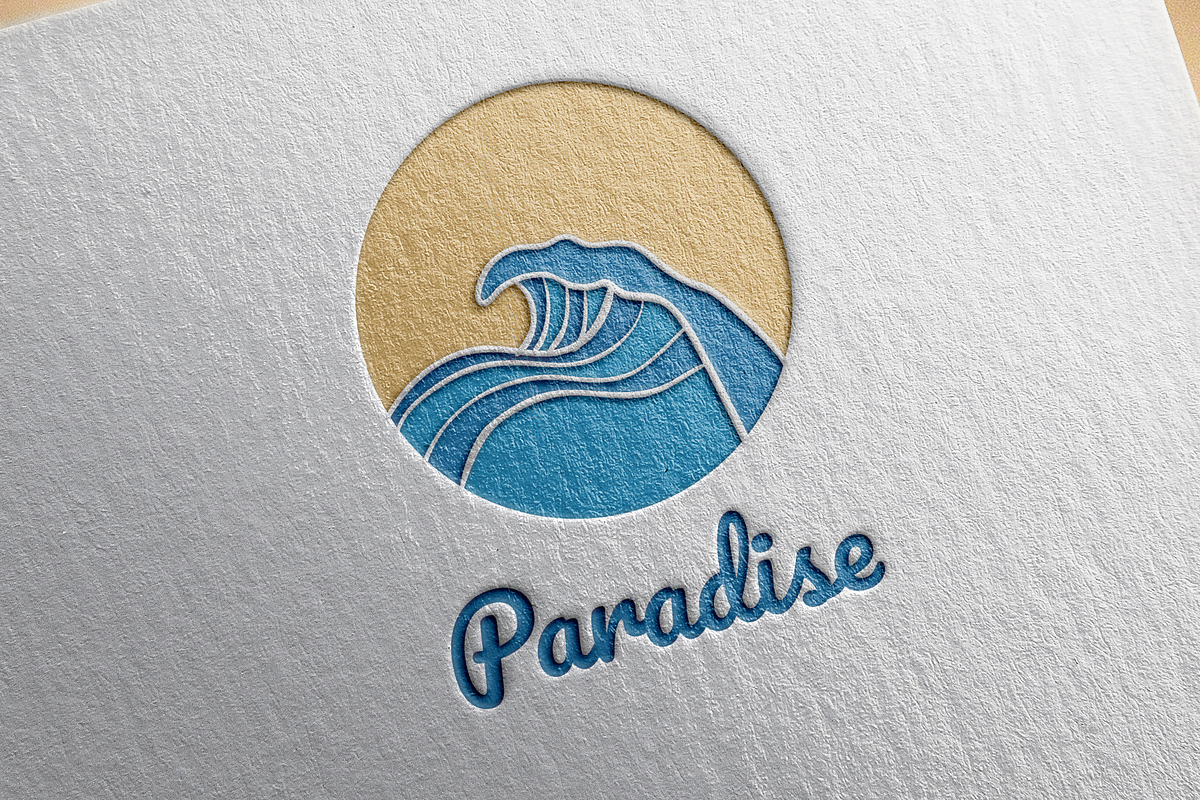 Hand drawn beach logo collection, a Branding & Logo Template by Medianeka (Photo 3 of 5)