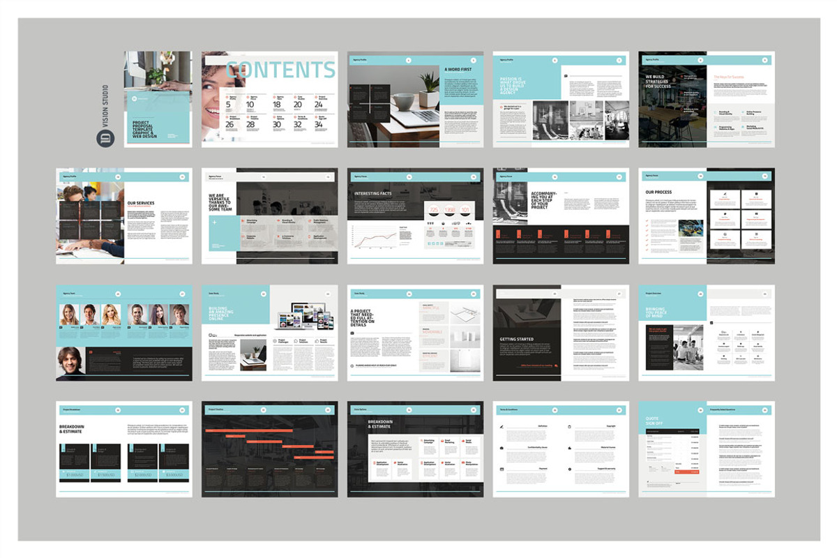 Project Proposal Template 009, a Brochure Template by ID Vision Studio (Photo 15 of 16)