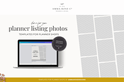 Planner Listing Photo Templates, a Stationery Template by ammarosedesignsllc (Thumbnail 1 of 7)