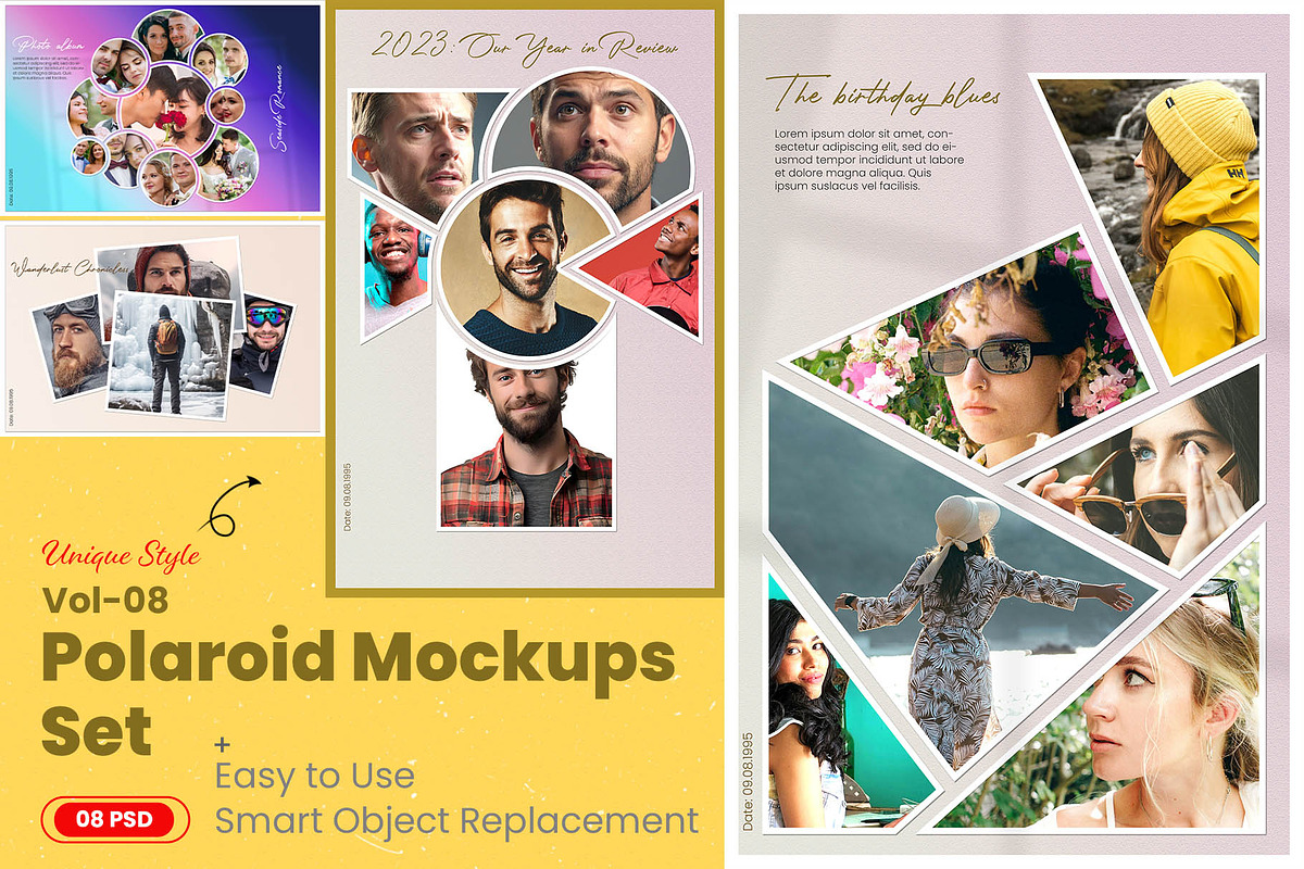 Photoshop For a Modern Collage Frame, an Advertising Mockup by MRI STUDIO (Photo 1 of 10)