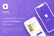 Bookly - iOS Sketch App Template, a Templates & Theme by Pentaclay (Thumbnail 1 of 7)