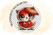 Whimsical Summer Clipart Bundle., an Illustration by SVGArt (Thumbnail 7 of 9)