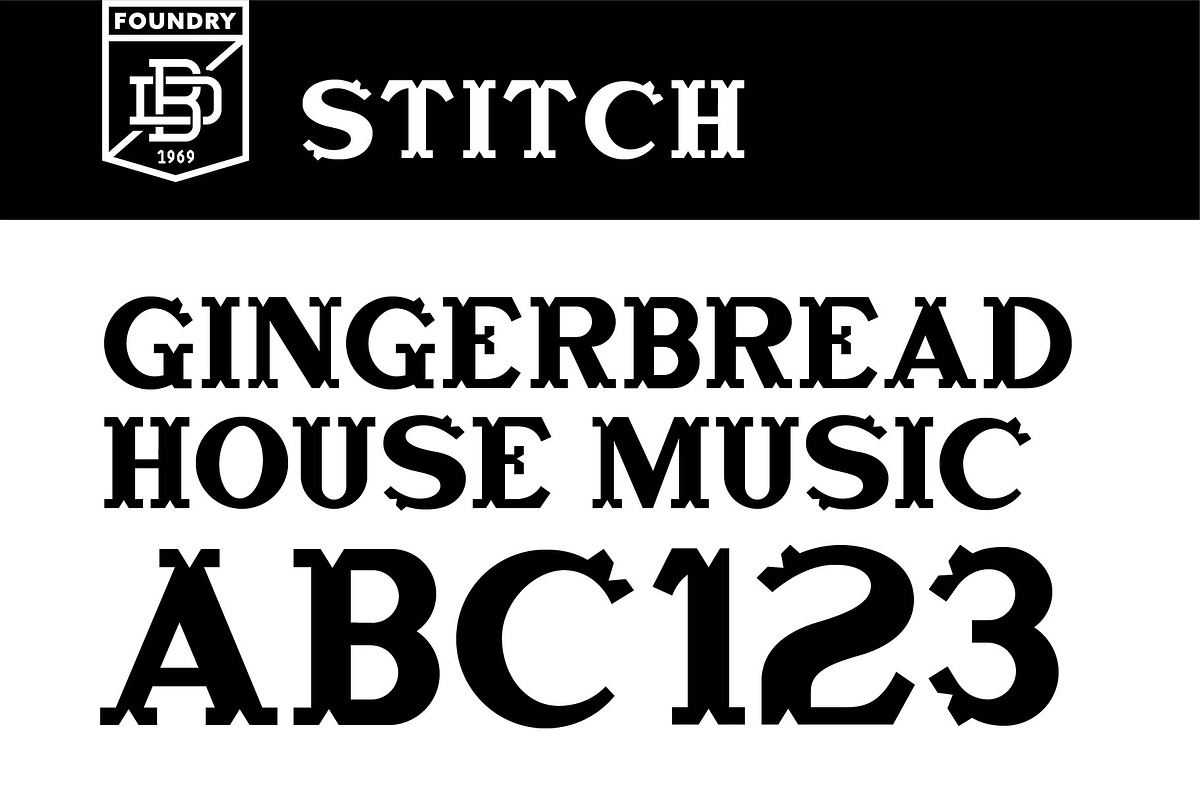 Stitch display font, a Serif Font by Doug Best Foundry (Photo 2 of 2)