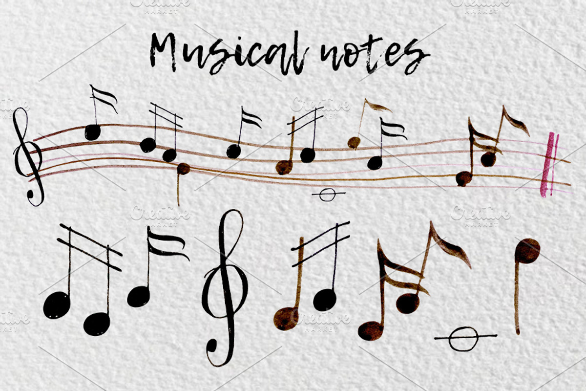 Musical instruments set, an Illustration by MiraBell (Photo 6 of 6)