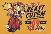 Deertail Brush Typeface, a Handwritten Font by alit design (Thumbnail 7 of 17)