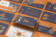 Basketball Team Sport PowerPoint, a Presentation Template by Pixslides (Thumbnail 1 of 7)