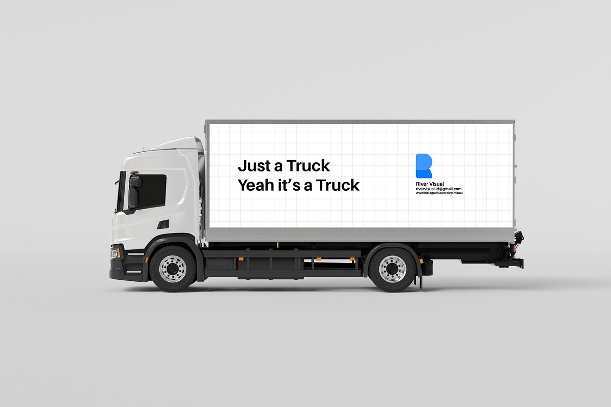 Branding Mockup Truck Mockup Plain, an Advertising Mockup by River Visual (Photo 3 of 7)