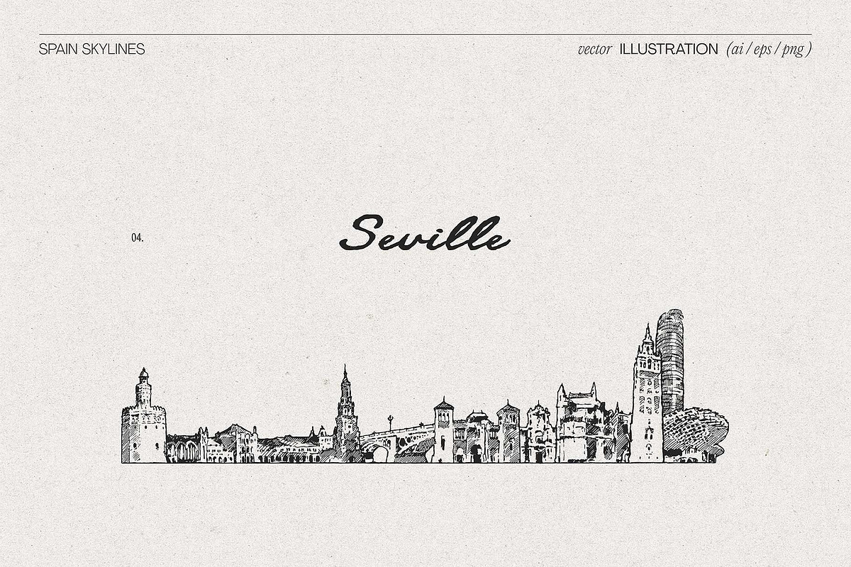 Spain Skylines, a Work Illustration by TheMountBirdStudio (Photo 7 of 9)