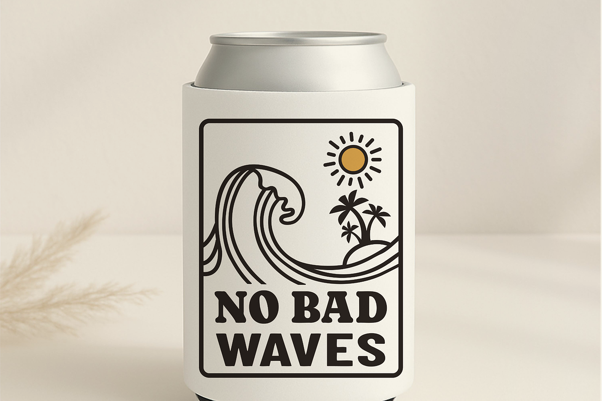 Coastal Ocean Wave Retro Surf SVG, an Object Graphic by TanchaArt (Photo 3 of 11)