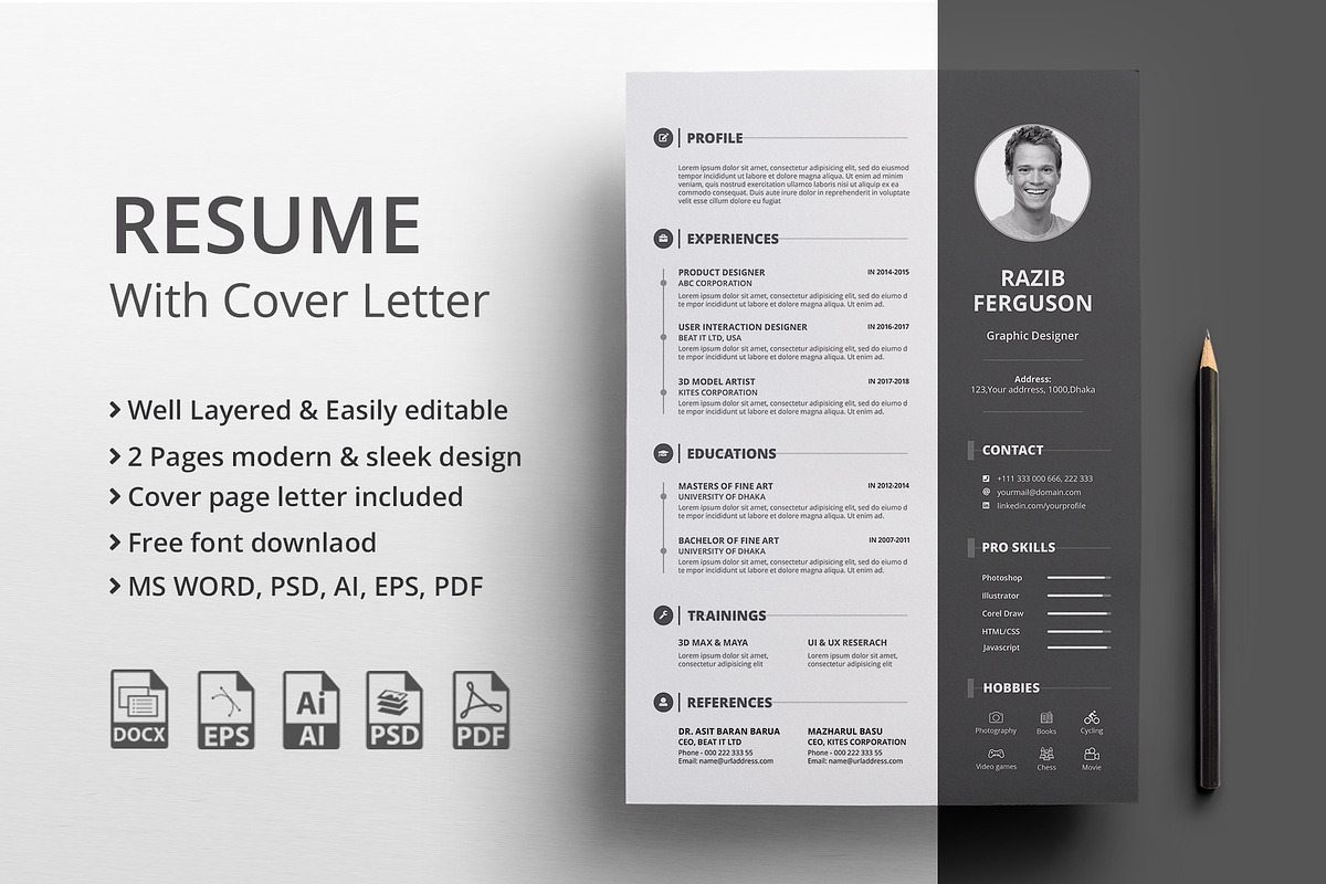 The Resume, a Resume Template by Rongmistiry (Photo 1 of 5)