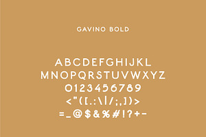 GAVINO Font