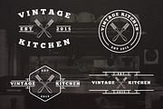 20 Vintage Kitchen Logos, a Branding & Logo Template by MusiqueDesigns (Thumbnail 2 of 5)