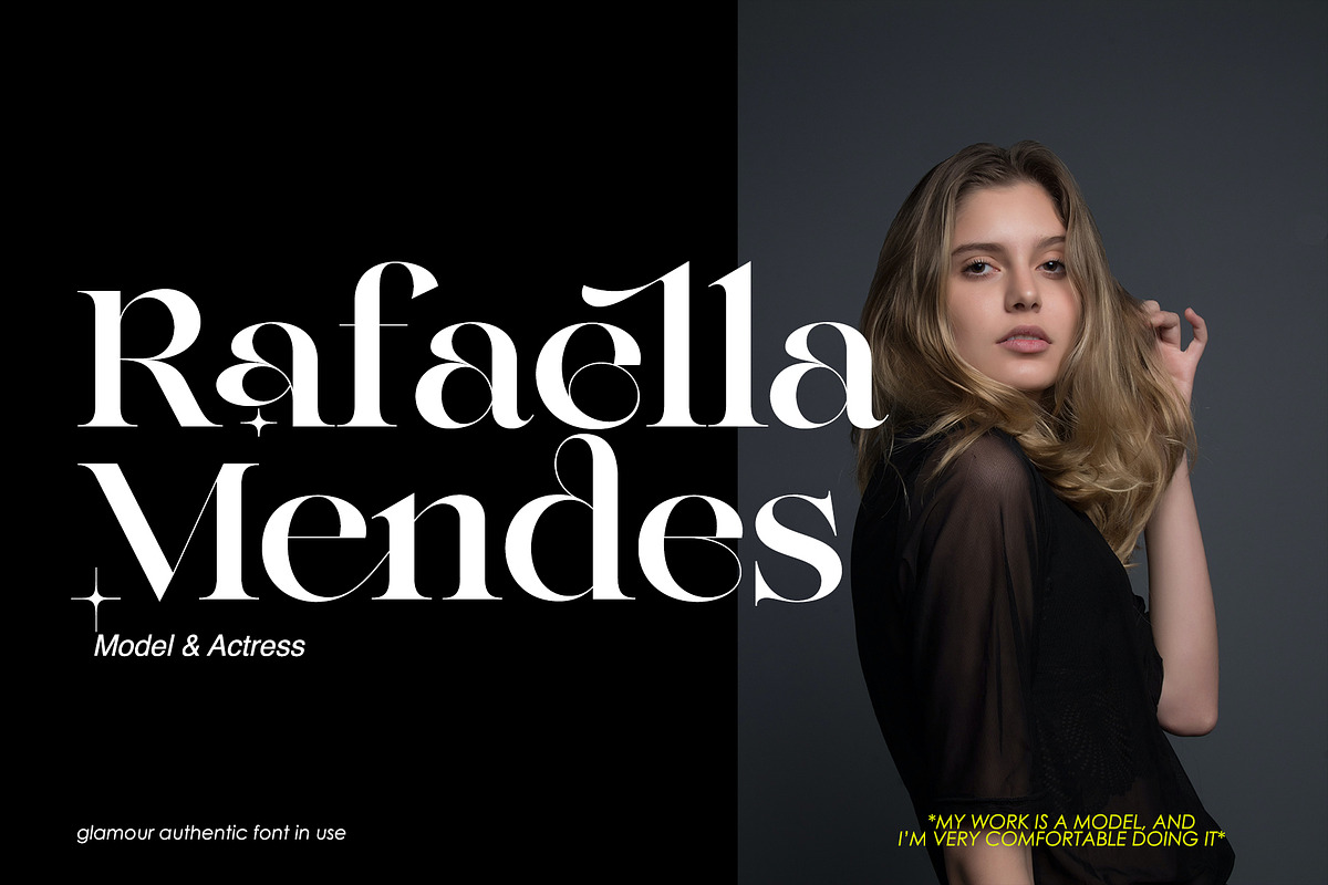 NY Glamour Authentic, a Serif Font by NYDESIGN (Photo 4 of 10)