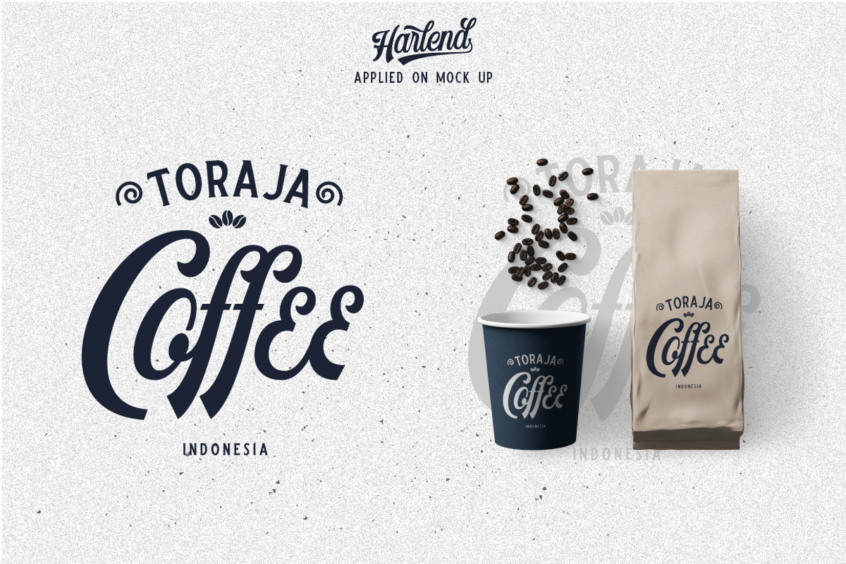 Harlend (6 font with bonus), a Script Font by Angin Studio (Photo 9 of 16)