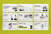 White Yellow Business Strategy PPT, a Presentation Template by graphicook (Thumbnail 2 of 5)