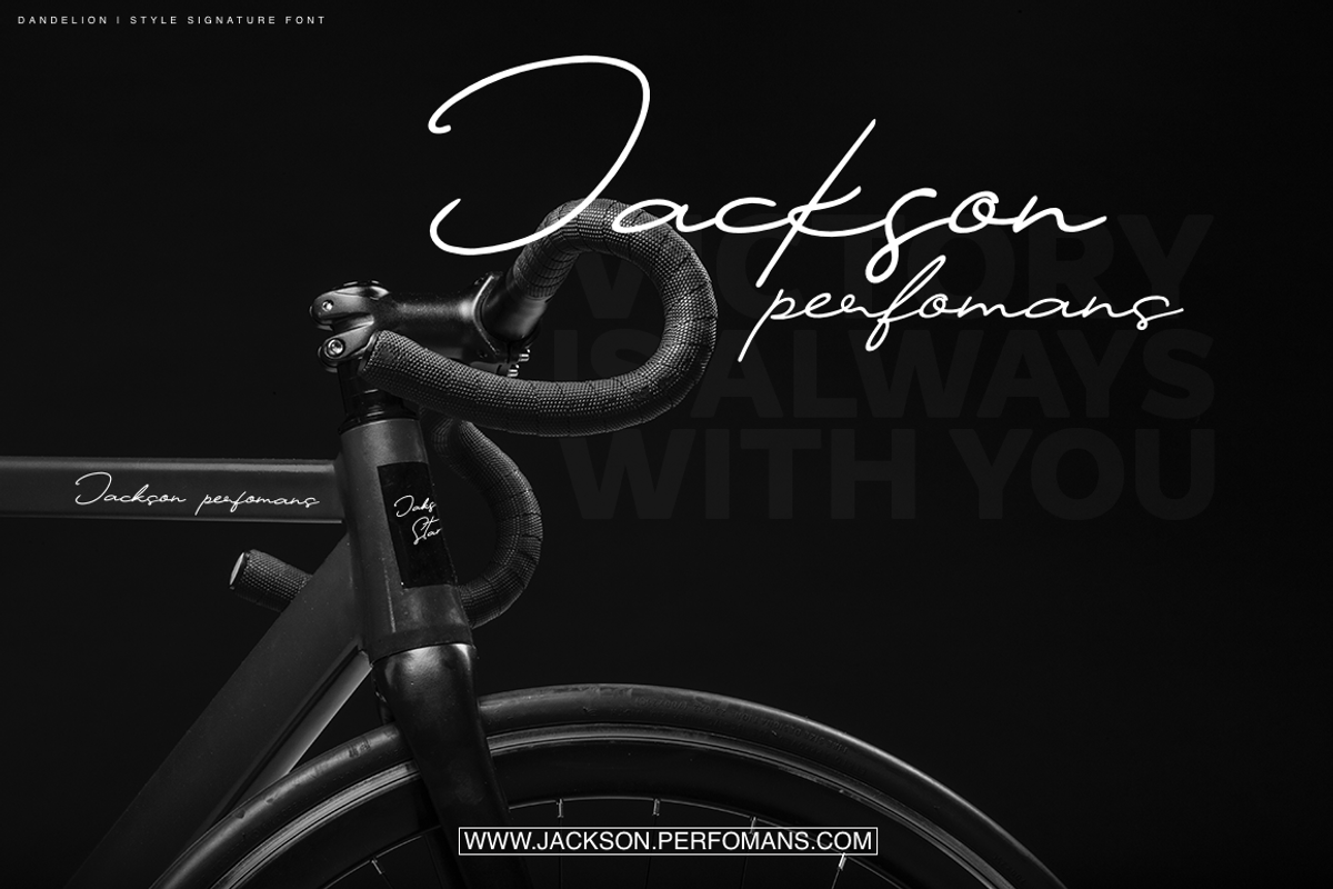 Dandelion, a Script Font by Larin Type Co. (Photo 11 of 14)
