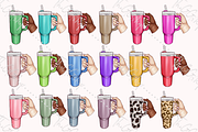 Tumbler Clipart set, an Object Illustration by The GG Shop (Thumbnail 3 of 6)