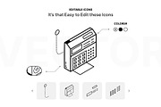 Animated Security Icon Set, an Outline Icon by Vectors Market (Thumbnail 3 of 7)