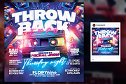 Retro 90s Party Flyer Template, a Flyer Template by RTXdesinger99 (Thumbnail 3 of 3)