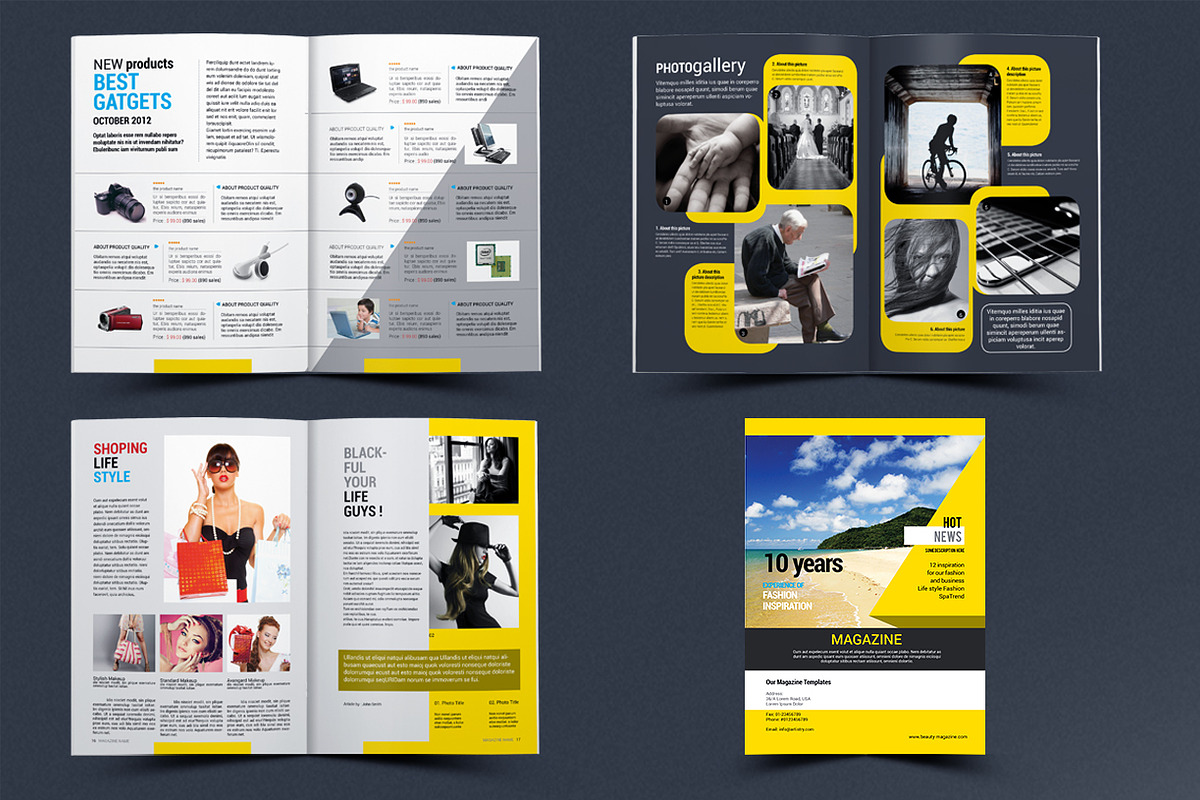 Fashion Magazine, a Magazine Template by artico (Photo 4 of 4)