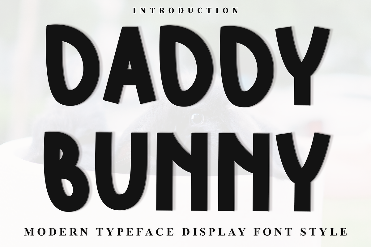 Daddy Bunny, a Script Font by FreshTypeINK (Photo 1 of 8)