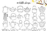 Kettles Stamp Brushes| for Procreate, a Brush Add-On by Wander Designs (Thumbnail 5 of 5)