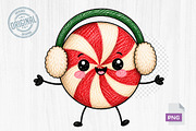 Cute Christmas Doodle Clipart, a Seasonal Illustration by CreationArt (Thumbnail 9 of 12)