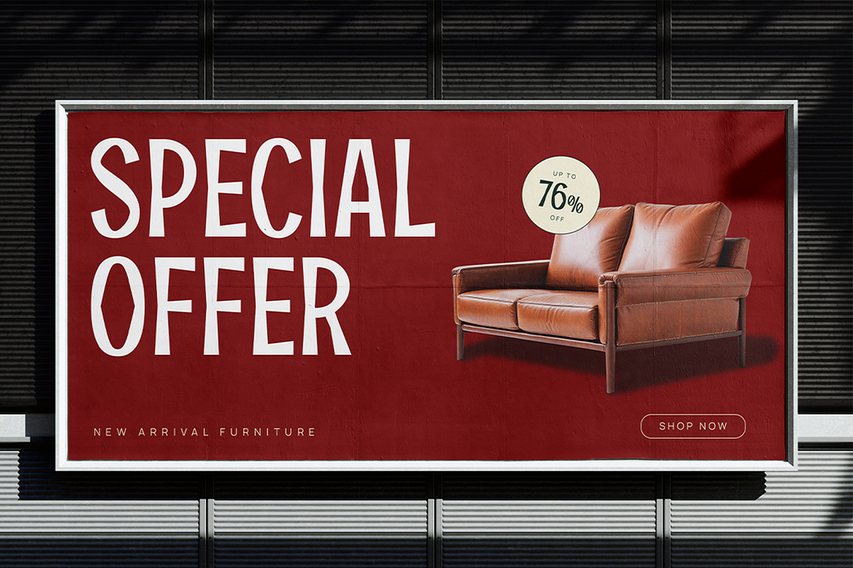 Pamelo - Bold Sans Serif Font, a Sans Serif Font by Pekotype (Photo 8 of 15)