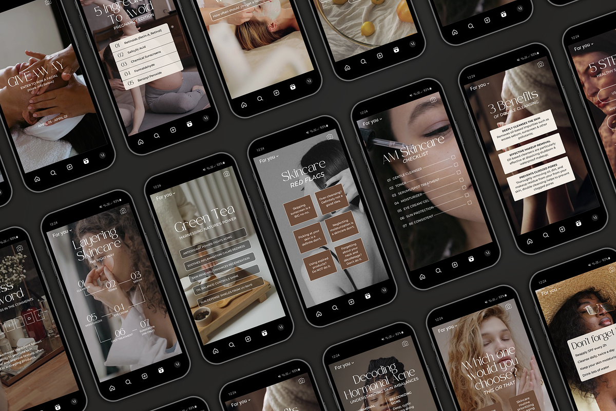 Skincare Esthetician Instagram Reels, a Social Media Template by Meraki Templates (Photo 6 of 8)