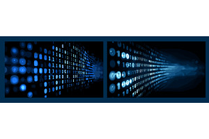 Binary code screen. Digital data, a Technology Illustration by Stock-Smart-Start