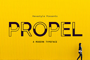 Propel - A Modern Typeface, a Serif Font by Presets Pond (Thumbnail 1 of 9)