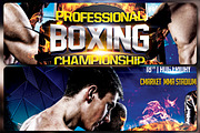 Boxing Night Flyer Template, a Flyer Template by Basez Flyers (Thumbnail 4 of 4)