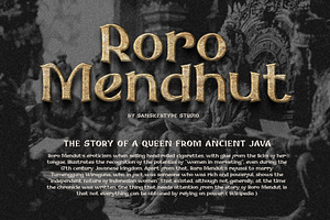 Roro Mendhut - Classic Heritage Font
