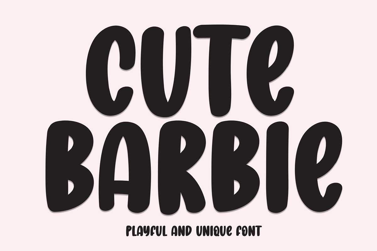 Cute Barbie | Script Font