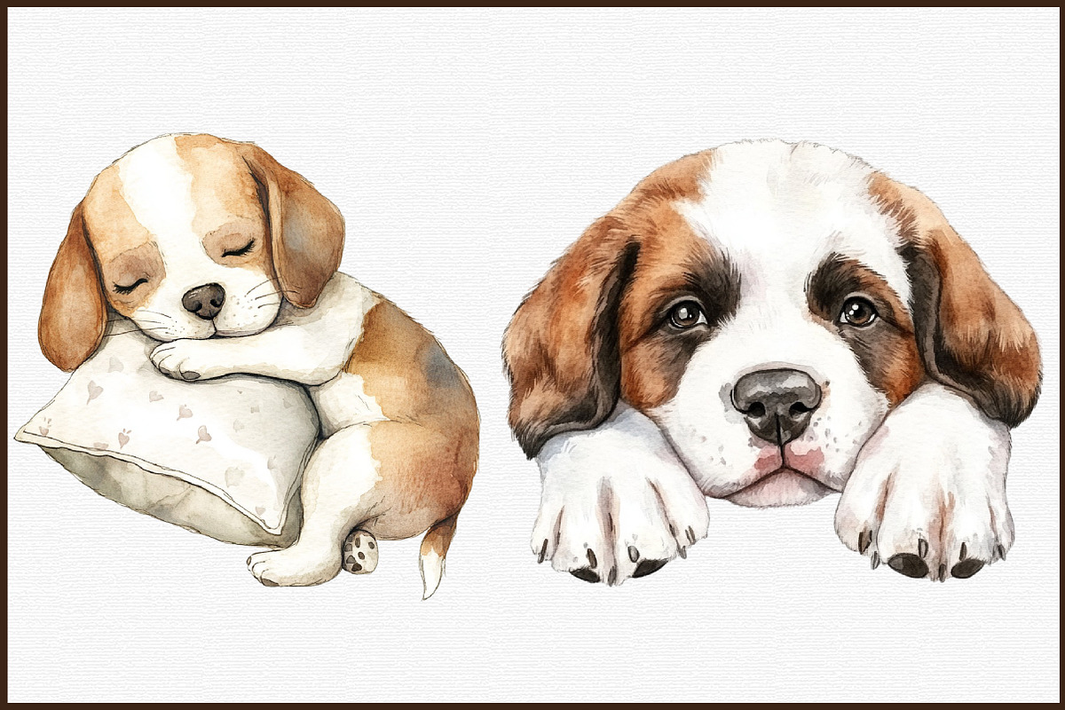 Cute Dog Clipart Baby Dog Png, an Illustration by Sublimation Artist (Photo 3 of 6)