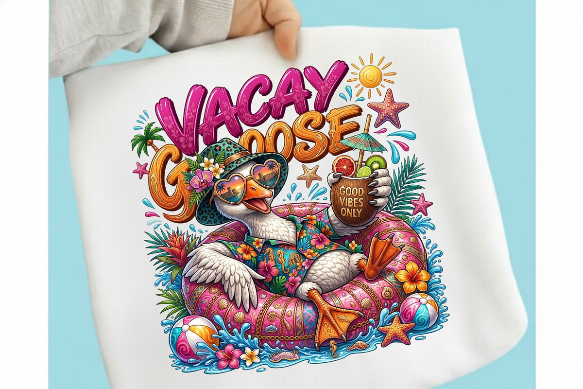 Summer Goose PNG Stay Salty Funny, a Seasonal Illustration by designcity5 (Photo 2 of 4)