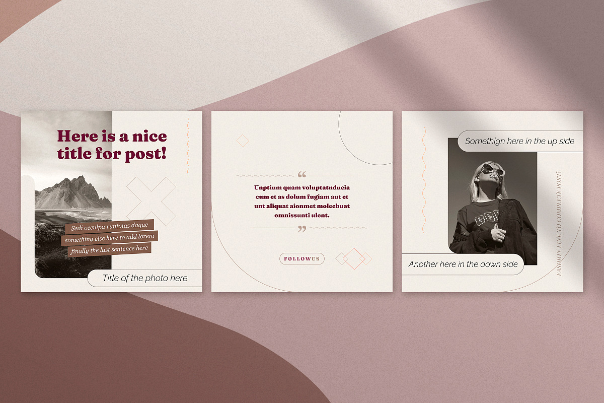 Distinct Social Media Templates, a Social Media Template by Luuqas Design (Photo 4 of 9)