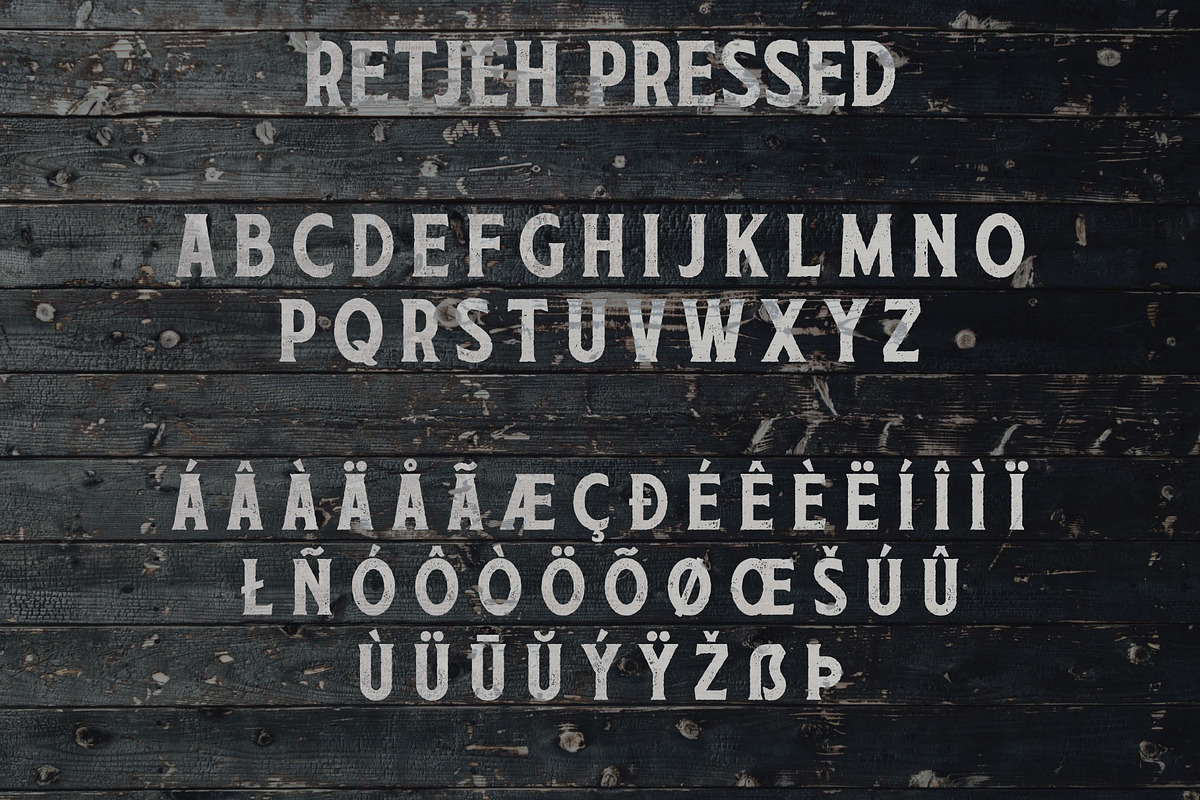 Retjeh Vintage Font Family preview 4